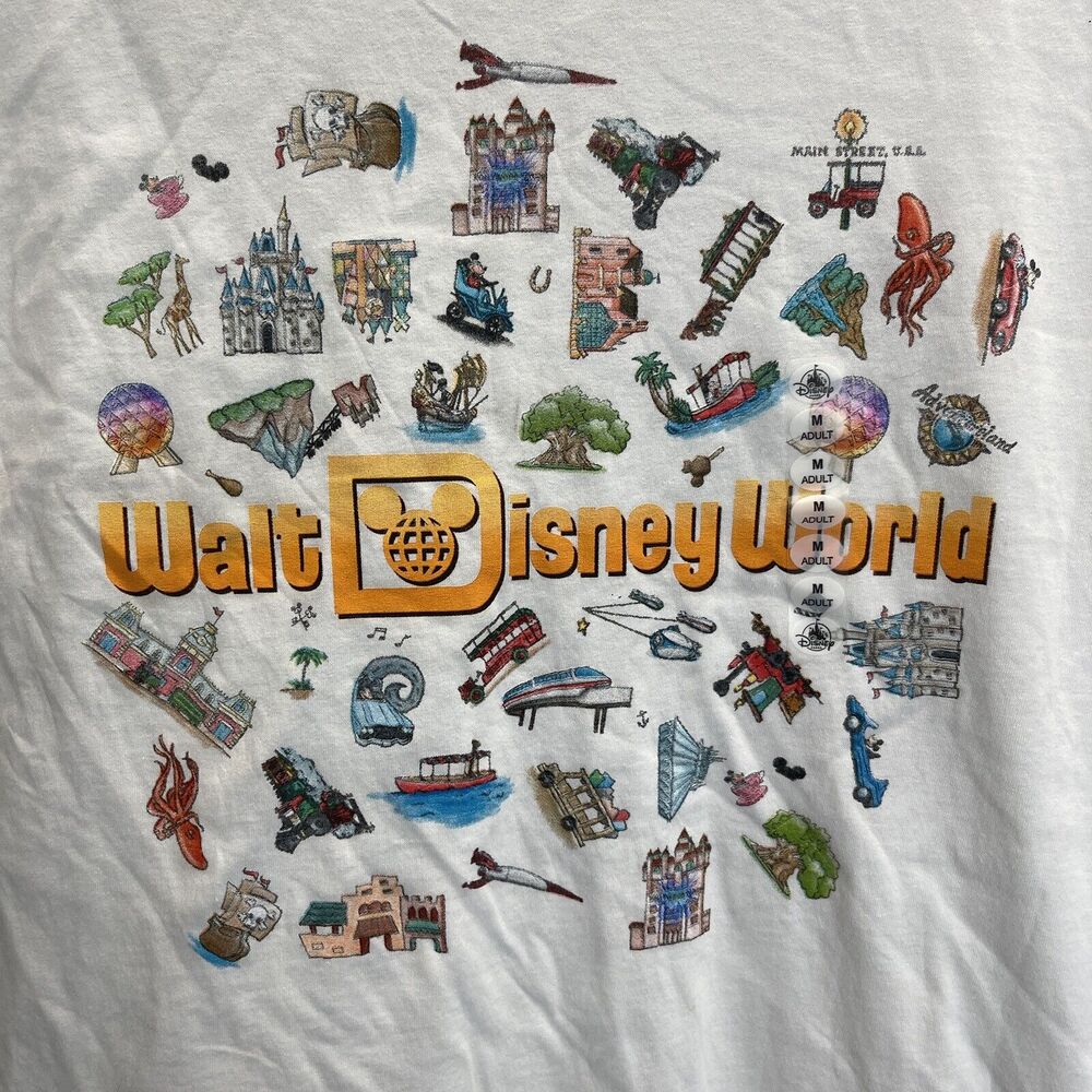 Walt Disney World Concert Tour Shirt Mens Unisex Medium - Picture 10 of 13